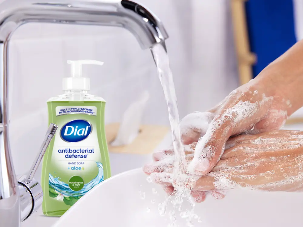 Dial antibacterial liquid soap